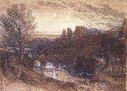 Samuel Palmer A Towered City or The Haunted Stream oil painting picture wholesale